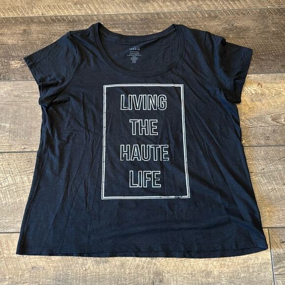 Bundle 2 Torrid T-Shirts Bundle of 2 Military Green Black Size 3X - Picture 10 of 16